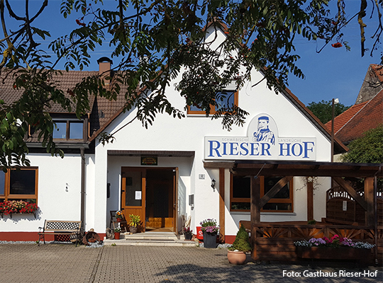 Das Haus des Gasthaus Rieser-Hof 