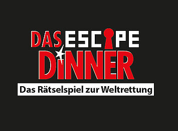 Logo "Das Escape Dinner - Das Rätselspiel zur Weltrettung"