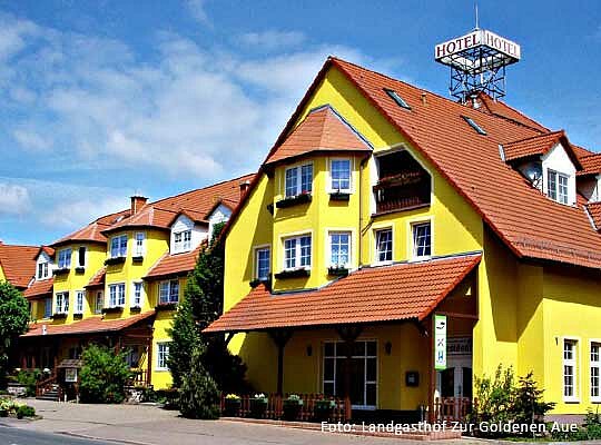 Krimidinner im Landgasthof Zur Goldenen Aue - Aussenansicht vom Hotel