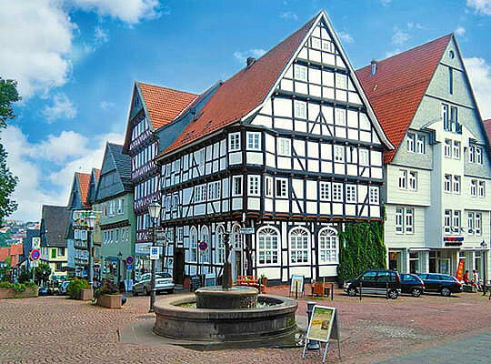 Krimidinner Bad Wildungen Marktplatz von Bad Wildungen