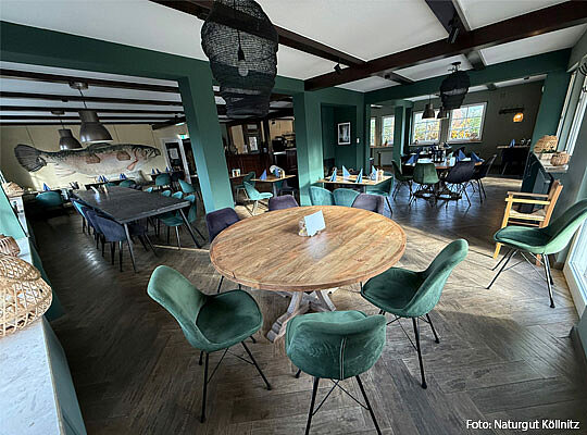 Schöner Innenraum im Naturgut Köllnitz.