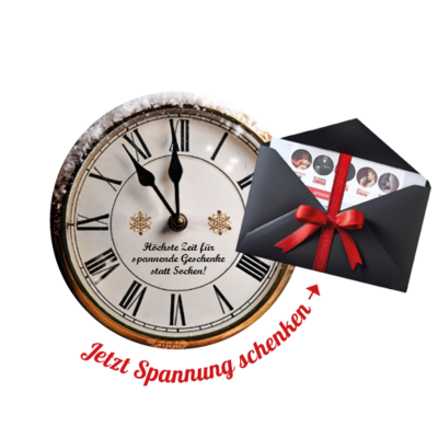 Krimidinner Last Minute Geschenk