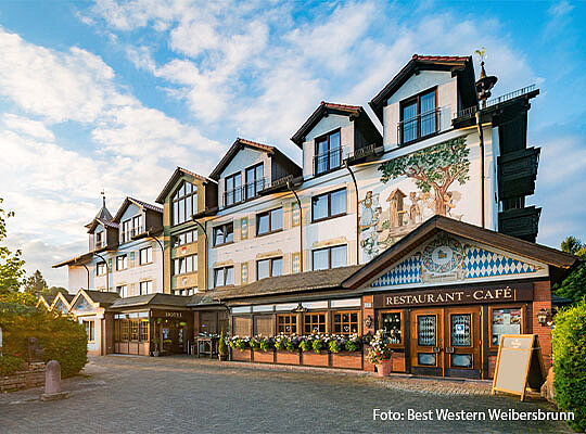 Außenansicht des Best Western Weibersbrunn