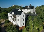 Vogelperspektive des Hotel Haus Hainstein in Eisenach am Fuße der Wartburg