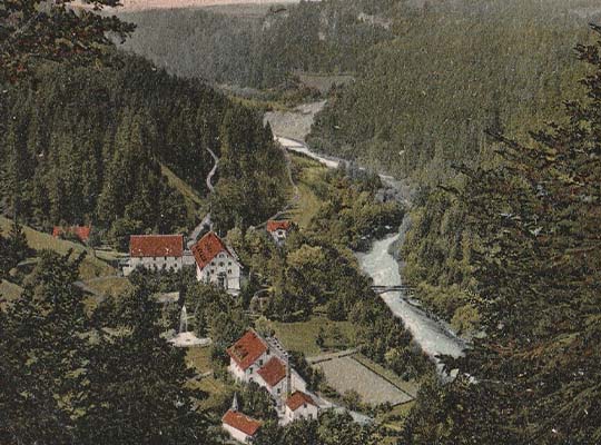 Vogelperspektive der Stadt Bad Boll