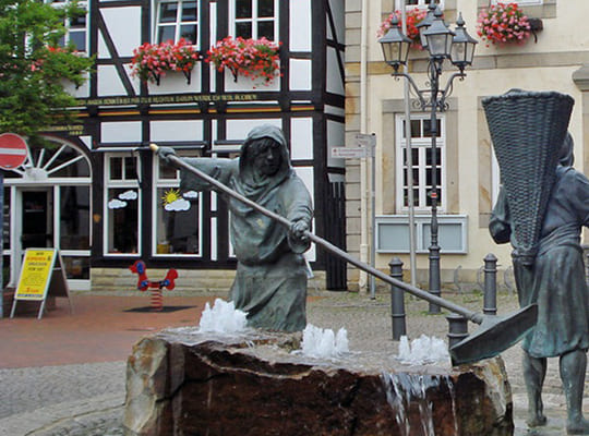 Brunnenstatuen in Bad Münder
