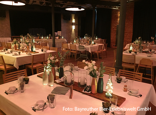 Schöner Saal bei gedimmten Licht 