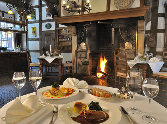 Hisotrische Einrichtung in einem historischen Gashaus - Tatort Krimdinner Bielefeld