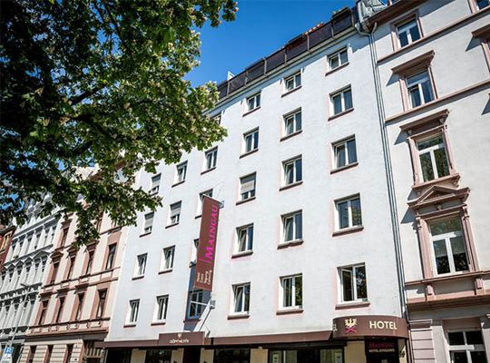 Außenansicht Maingau beim Krimidinner Frankfut am Main