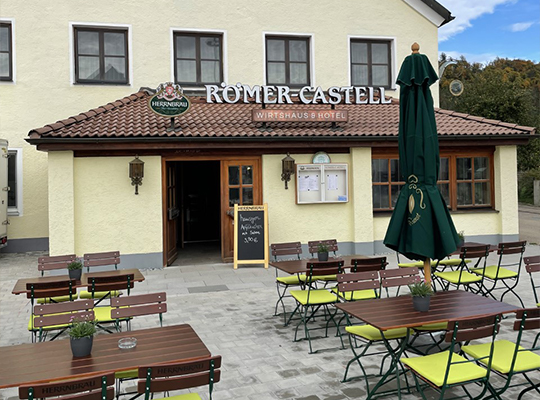 Wirtshaus Römercastell in der Außenansicht