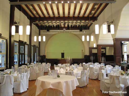 Schöner Saal im Stadtwaldhaus in Krefeld