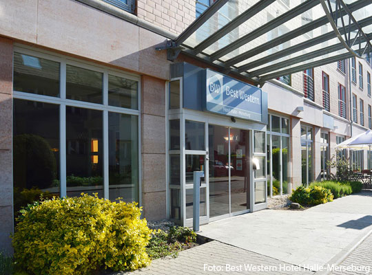 Außenansicht des Best Western Hotel Halle-Merseburg