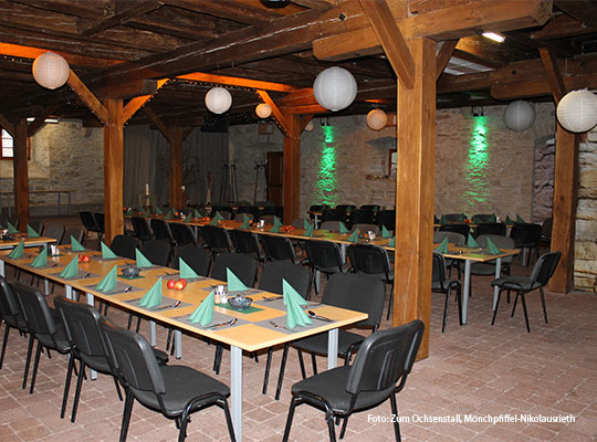 Genießen Sie einen gemütlichen und besonderen Abend im "Zum Ochsenstall" beim Krimidinner Mönchpfiffel-Nicolausrieth