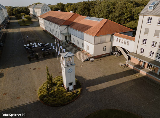Außenansicht des Speicher 10 in Münster.