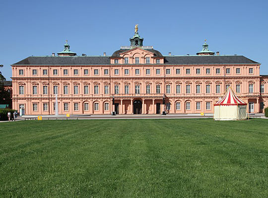 Rastatt Schloss von der Parkseite