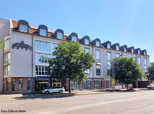Außenansicht des Erikson Hotels in Sindelfingen