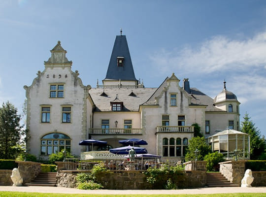 Blick auf das Libermenta Klinik Schloß Tremsbüttel